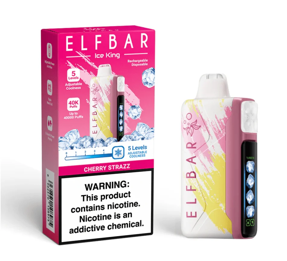 ElfBar Ice King 40000 Puffs Cherry Strazz