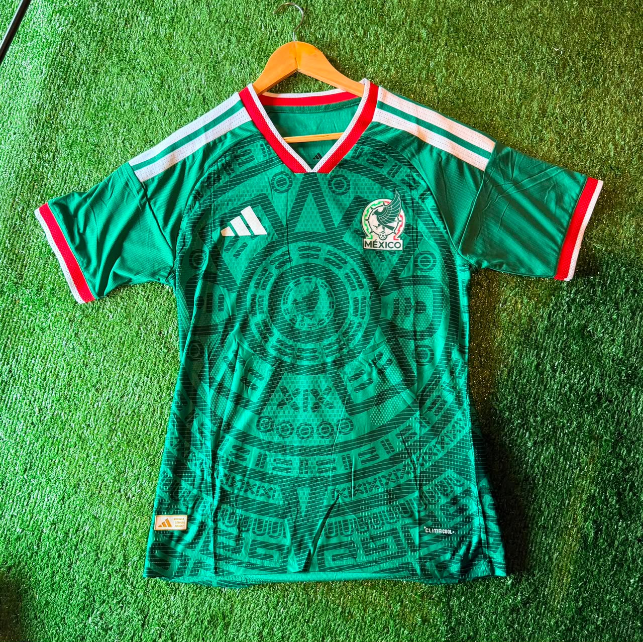 Camiseta México 2026 · titular verde