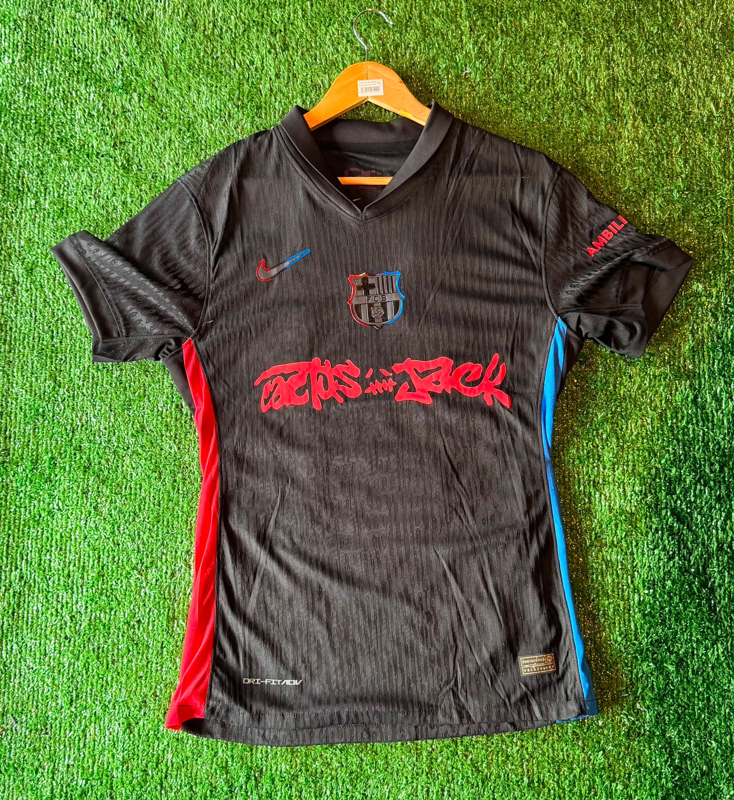 Camiseta FC Barcelona · negra · Cactus Jack