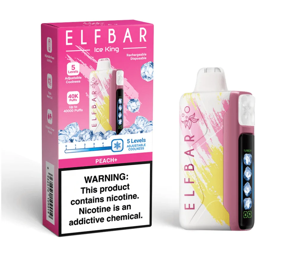 ElfBar Ice King 40000 Puffs Peach+