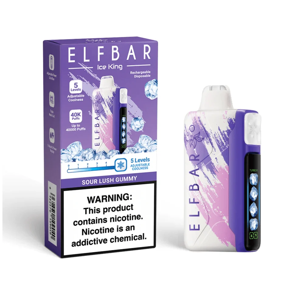ElfBar Ice King 40000 Puffs Sour Lush Gummy